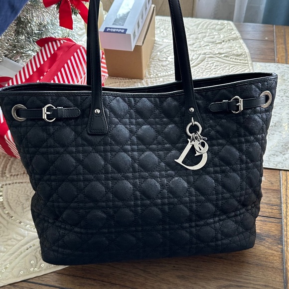 Dior Cannage Black Tote - Picture 3 of 17